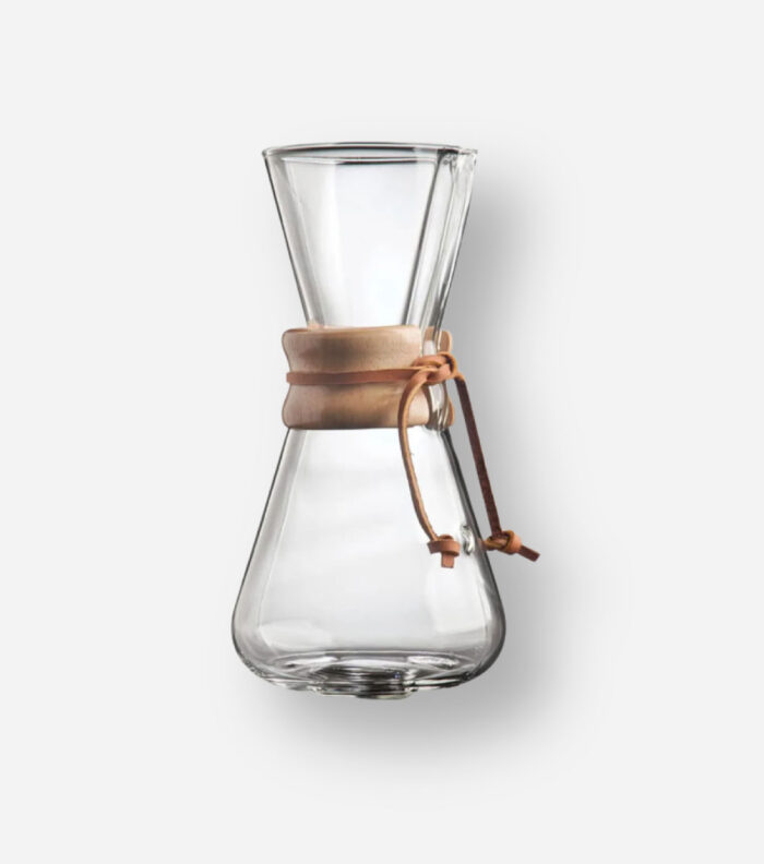 Passador de Café Chemex com Alça Madeira 3 Xicaras - Imagem 1