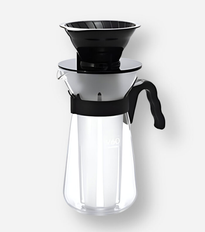 Hario Kit V60 Pp Preto 2-4 Xícaras - Imagem 1