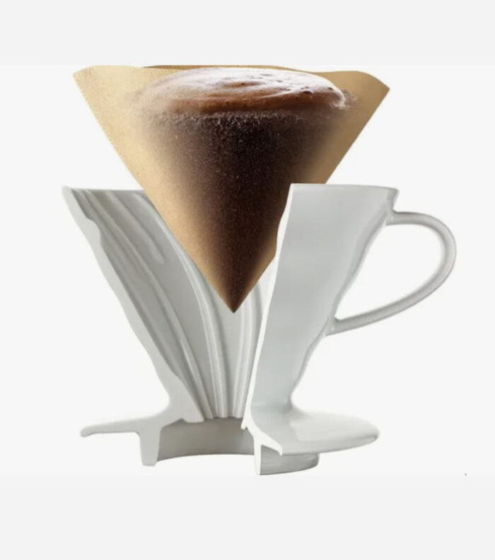 Suporte Para Filtro de Café Hario Mod V60-01 Branco - Imagem 2