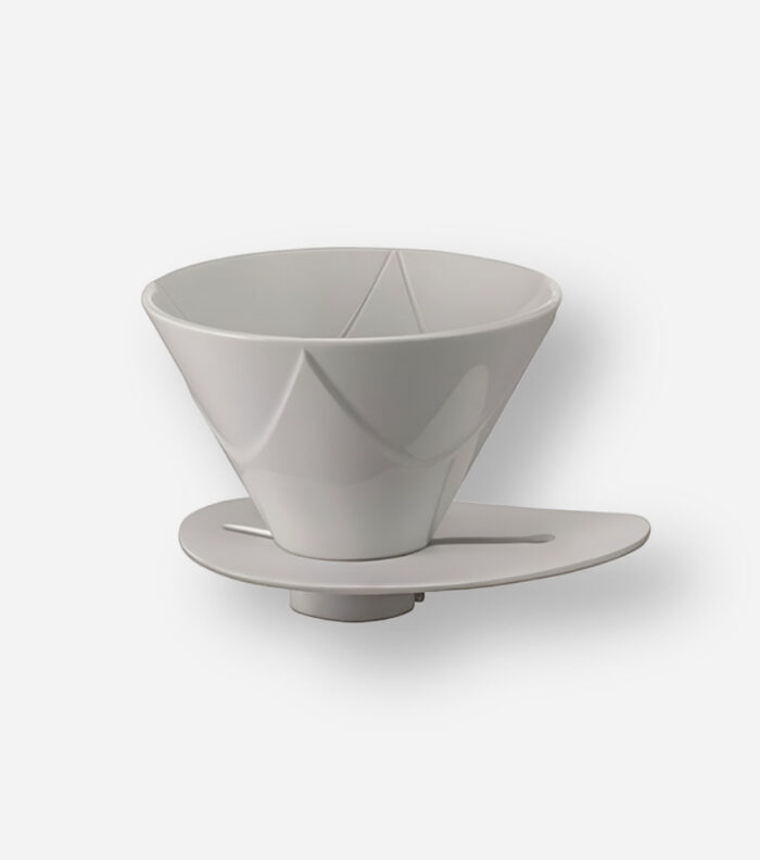 Hario Suporte Mugen Ceramico Branco Tamanho 02 - Imagem 1